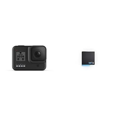 GoPro Hero 8 Black Action Camera, Extra Battery, Optical