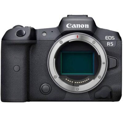 Canon EOS R5 45MP Full-Frame Mirrorless Digital Camera Body (8K RAW Video, 4K 120p Video, 20 FPS, Eye Auto Focus, Upto 8 Stop is) – Black