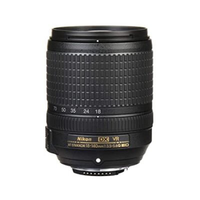 Used Nikon AF-S DX Nikkor 18-140mm F/3.5-5.6 G ED VR Zoom Lens for Nikon DSLR Camera – Black