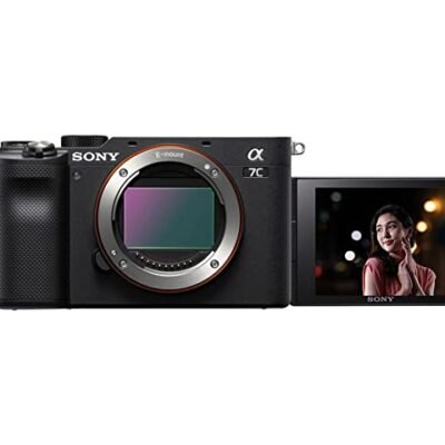 Sony Alpha ILCE-7C Compact Full Frame Camera (4K, Flip Screen, Light Weight, Real time Tracking, Content Creation,3 Optical Zoom) – Black Open box Unsed