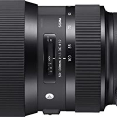 Sigma 50-100 mm f/1.8 DC HSM Art Lens for Nikon DSLR Cameras (Black)