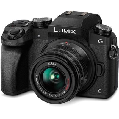 Panasonic LUMIX G7 16.00 MP 4K Mirrorless Interchangeable Lens Camera Kit with 14-42 mm Lens (Black)