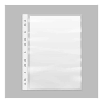 Solo Sheet Protectors Standard 11 Hole (70 Microns) – A4 (SP101), Set of 100