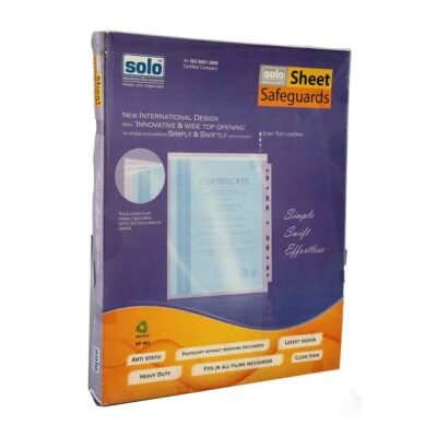 Solo Sheet Protector (Safeguards)A4 (SP401), Packs of 100