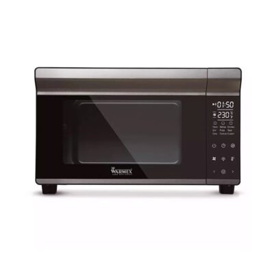 Warmex MB28L Mom’s Bliss 1350-1600W 28L Countertop Digital Oven Toaster Griller 9 Preset Modes, Black