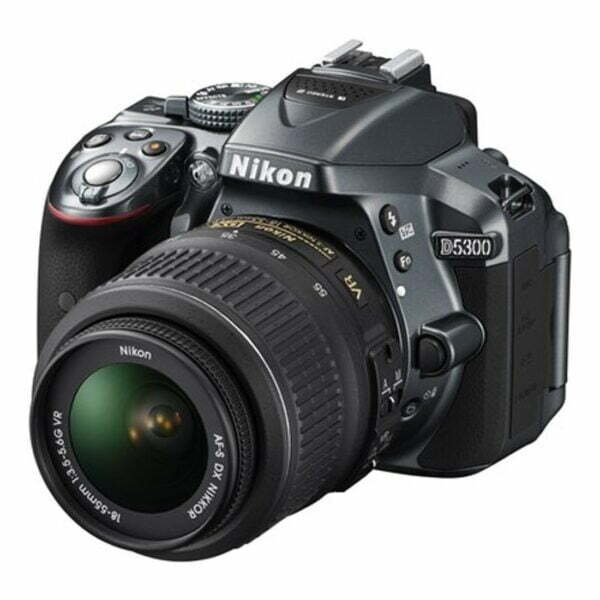 Used Nikon Digital Camera D5300 Black Kit with AF S DX 18 55 Lens