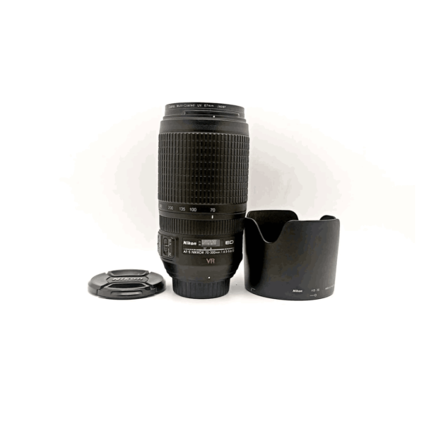 Used Nikon af S 70 300 F 4.5 5.6 vr Lens