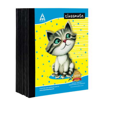 Classmate Notebook, 19.0 cm x 15.5 cm, 92 pages, Four Lines With Gap, Hard Cover