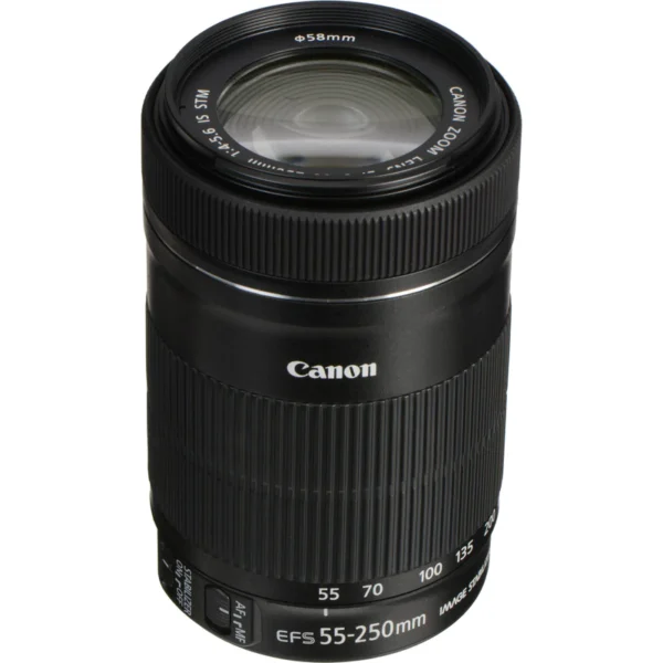 Canon EF-S 55-250mm f/4-5.6 is STM (In White box)