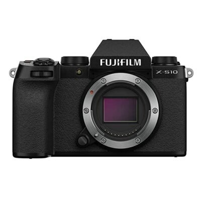 Fujifilm X-S10 Mirrorless Camera Body Only (Digital Zoom, APS-C X-Trans CMOS 4 Sensor, EVF, IBIS, Vari-Angle LCD Touchscreen