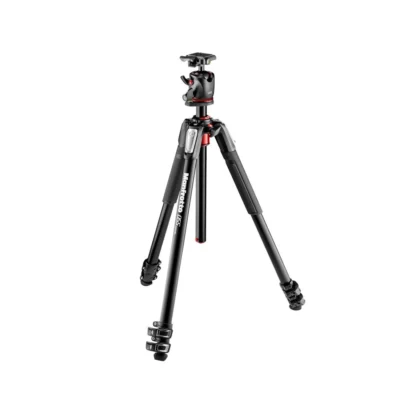 Manfrotto 055 Aluminum 3-section Tripod Kit With Xpro Ball Head