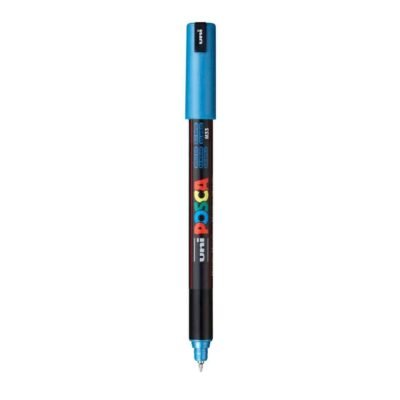 Uni-ball Posca 1MR Markers Metallic Blue Ink, Pack of 2