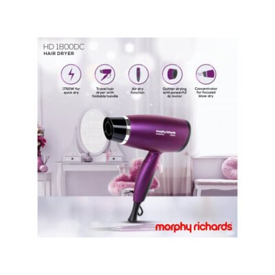 Morphy Richards HD1800DC Hair Dryer (Purple)