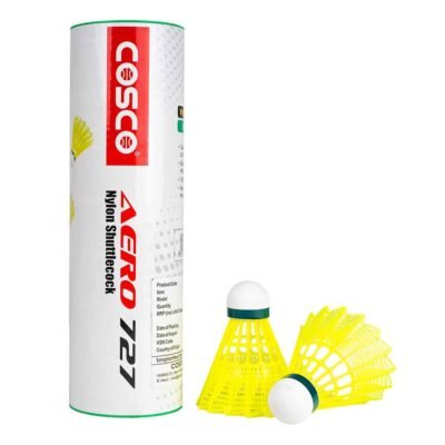 Cosco Aero 727 Nylon Shuttle Cock (Yellow)