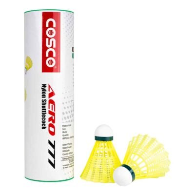 Cosco AERO No. 777 Nylon Shuttle Cock Set of 6 Cock