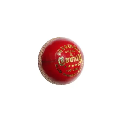 SS County Alum Tanned Cricket Ball Red pack of 1