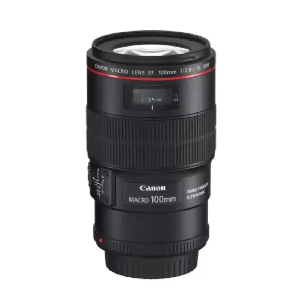 Used Canon EF 100 mm f/2.8L Macro IS USM Lens