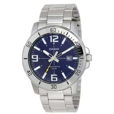 Casio Enticer Analog Blue Dial Men’s Watch-MTP-VD01D-2BVUDF (A1363)