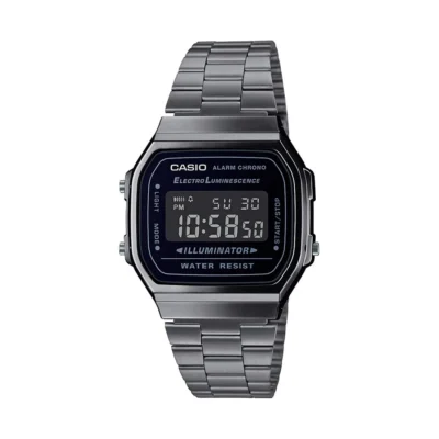 Casio Vintage Series Digital Black Dial Unisex’s Watch-A168WGG-1BDF