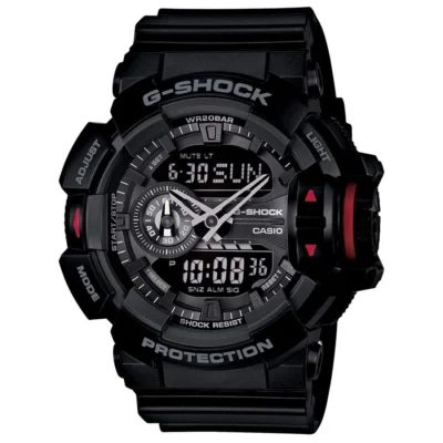 Casio G-Shock Analog-Digital Black Dial Men’s Watch-GA-400-1BDR (G566)