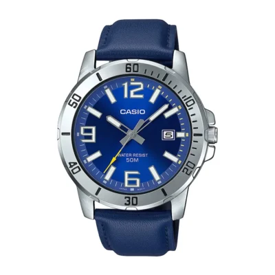 Casio Analog Blue Dial Men’s Watch-MTP-VD01L-2BVUDF (A1737)