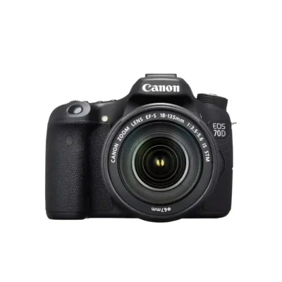 Used Canon 70d camera with 18-135 mm stm lens