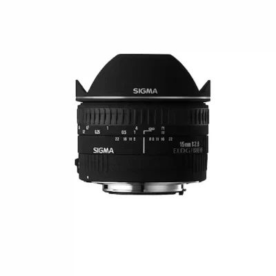 Used Sigma 15mm f/2.8 DG EX Diagonal Fisheye Lens for Canon DSLR Camera