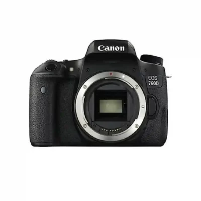 Used Canon EOS 760D 24.2MP Digital SLR Camera (Black) with 18-55 Lens