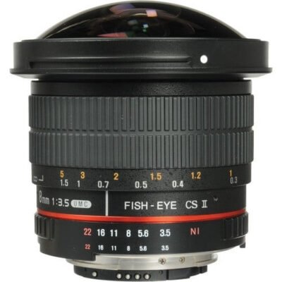 SAMYANG 8MM F3.5 UMC FISH-EYE CS II LENS FOR NIKON AE