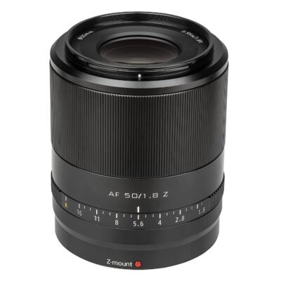 VILTROX 50mm f/1.8 STM Auto Focus Prime Full Frame Lens for Nikon Z-Mount Cameras – Z5, Z50, Z6, Z6 II, Z7, Z7 II with 55mm Lens Filter (VILTROX0048)