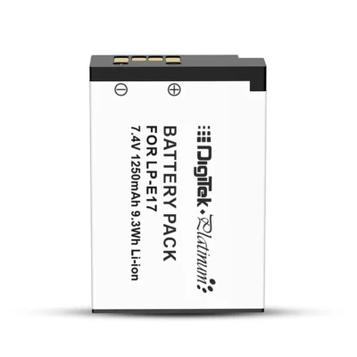 DigiTek (LP-E17 Platinum) Platinum Extra Power Secondary Rechargeable Li-ion Battery for Camera