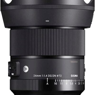 Sigma 24mm f/1.4 DG HSM Art Lens for Sony E-Mount Cameras (Black)