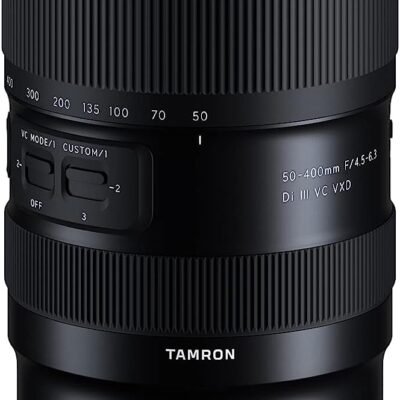 Tamron 50-400mm f/4.5-6.3 Di III VC VXD Lens for Sony Full Frame Mirrorless Cameras