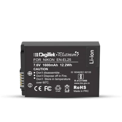 DigiTek (Platinum EN-EL25) Extra Power Secondary Li-ion Rechargeable Battery