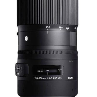 Sigma Corporation Japan 150-600 Mm F/5-6.3 Dg Os HSM Contemporary Lens for Nikon Cameras Black