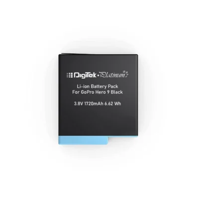 Digitek Platinum Li-ion Rechargeable Battery Pack for GoPro Hero 9/10/11/12 Black 1720mAh