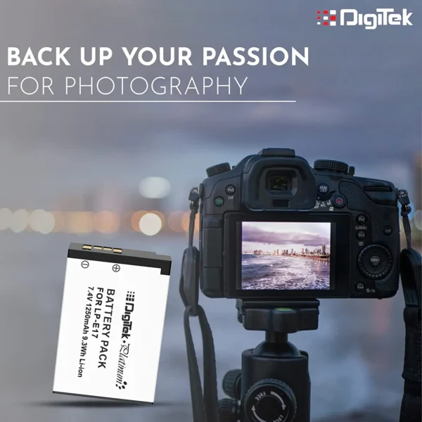 DigiTek (LP-E17 Platinum) Platinum Extra Power Secondary Rechargeable Li-ion Battery for Camera - Image 6
