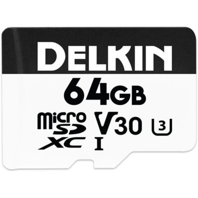 Delkin Devices 64GB Advantage UHS-I microSDXC Memory Card with SD Adapter