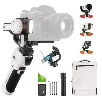 Zhiyun Crane M3 Set 3-Axis Handheld Gimbal Stabilizer (with 2 Years ZHIYUN India Official Warranty) for Mirrorless Cameras Smartphone and Action Camera