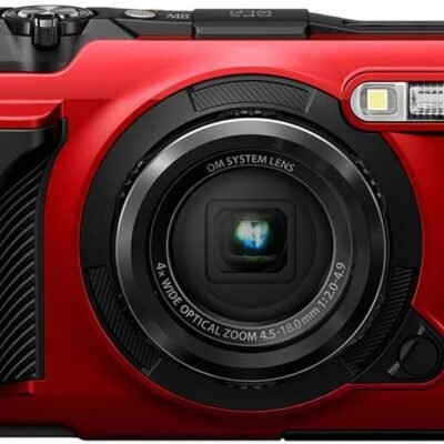 OM System Tough TG-7 Red Underwater Camera