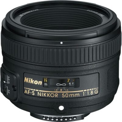 Nikon AF-S NIKKOR 50mm F/1.8G Prime Lens for DSLR Camera