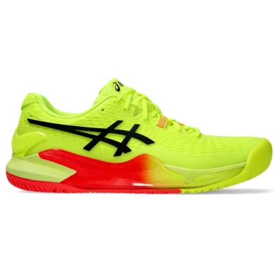 ASICS Gel – Resolution 9 Paris Men’s Tennis Shoes, Safety Yellow/Black