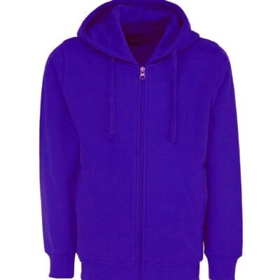 Prokick Kid’s Rich Cotton Full Sleeves Zipper Jacket with Hoodies for Girls and Boys Blue