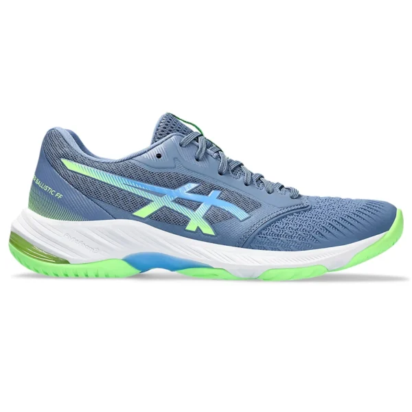 ASICS Netburner Ballistic FF 3 Men's Badminton Shoe, Denim Blue/Waterscape