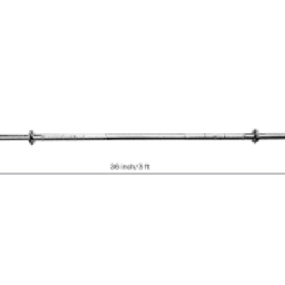 Prokick 3 ft (36 inch) Straight Bar Bell Rod