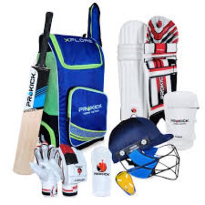 Prokick Premium Kashmir Willow Full Cricket Kit with Helmet (Right Hand)