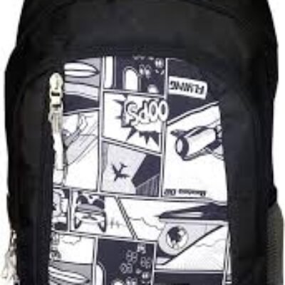 Prokick 30 Ltrs Lite Weight Waterproof Casual Backpack | School Bag, Black