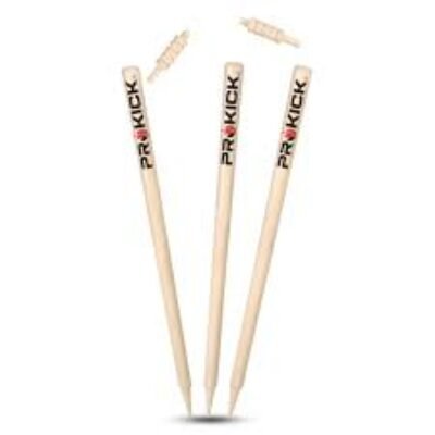 Prokick Wooden Cricket Stumps/Wickets with Bails (Pack of 3 Stumps/2 Bails)