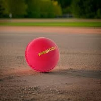 Prokick Synthetic Cricket Ball, Red – 1pc