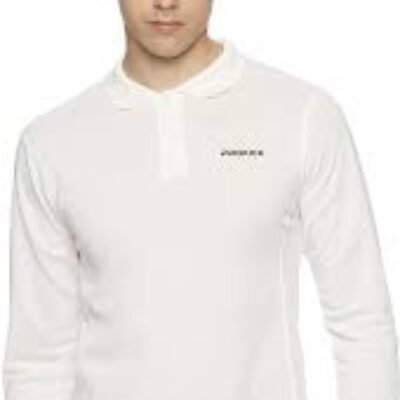 Prokick Club Full Sleeves Cricket T-Shirt, Off White